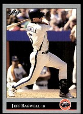 Jeff Bagwell 1992 Leaf #28 Houston Astros MLB READ FREE SHIPPING AutographDen