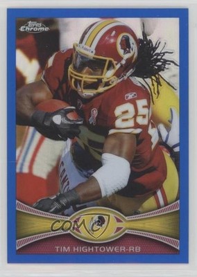 2012 Topps Chrome Blue Refractor 195/199 Tim Hightower #184 3c7