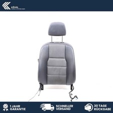 Sitz R&uuml;ckwand Lehne Mercedes Benz C-Klasse W204 teilleder schwarz beheitzt