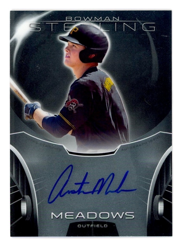 2013 Bowman Sterling Austin Meadows Prospect Autographs #BSAP-AM Pittsburgh MLB