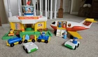 Vintage Fisher Price Little People Airport Nearly Complete, some extras, 1980’s
