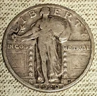 1929 Standing Liberty Silver Quarter VF+  Gorgeous!!