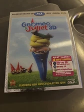 Gnomeo & Juliet (3d) (Blu-ray 3D, 2010) Sealed
