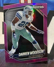 2025 Panini Prizm Black Football #46 Darren Woodson Purple Prizm 63/99