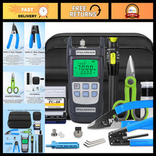 9-in-1 Fiber Optic Tool Kit with Cleaver Power Meter - Essential Fiber Tools
