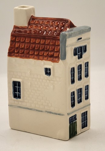 Poly Delft Royal Goedewaagen Amersterdam Keeizersgracht Miniature Bottle House - Picture 2 of 8
