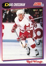 Doug Crossman #38 1991-92 Score American Detroit Red Wings Hockey