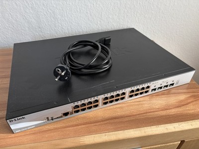 D-Link DGS-1510-28XMP - 28 Port GBit Smart Switch Stackable 4xSFP+ 10G , PoE+