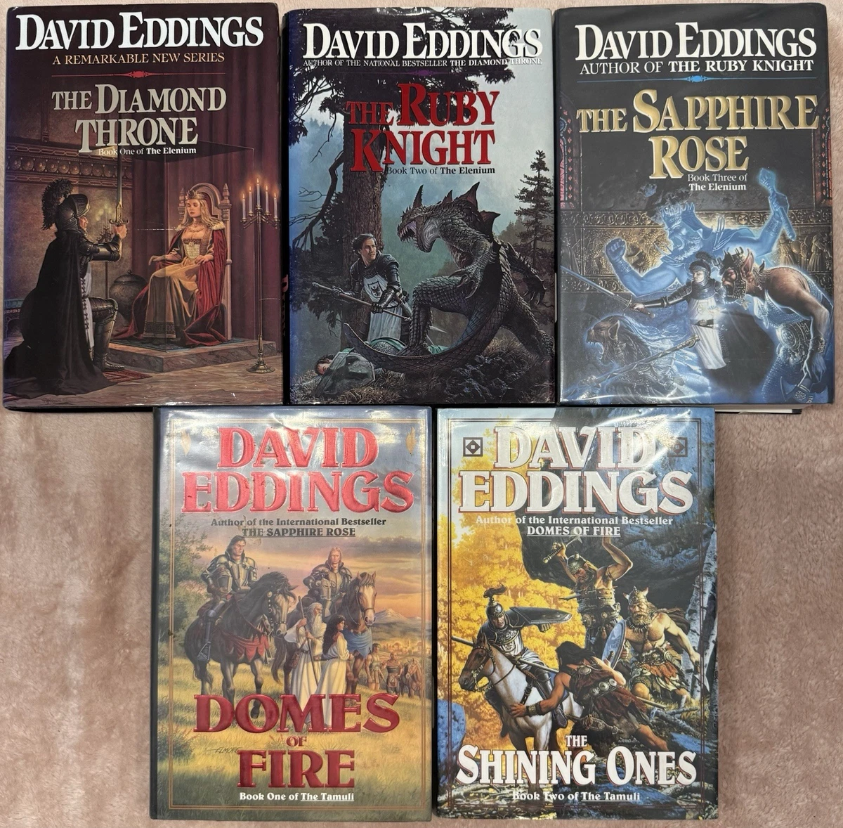 25+ David Eddings Fantasy Fiction Hardcovers Books for sale