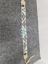 Vintage Native American Indian Hand Beaded Belts Headband