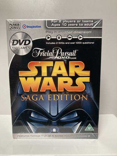 Trivial Pursuit: Star Wars Saga Edition DVD Spiel. Parker/Hasbro 2006. Neu/Versiegelt - Bild 1 von 5