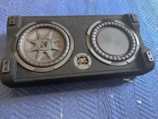 KICKER CompRT 10 Down Firing Enclosure 48TRTP102 Loaded Subwoofer Box 10  