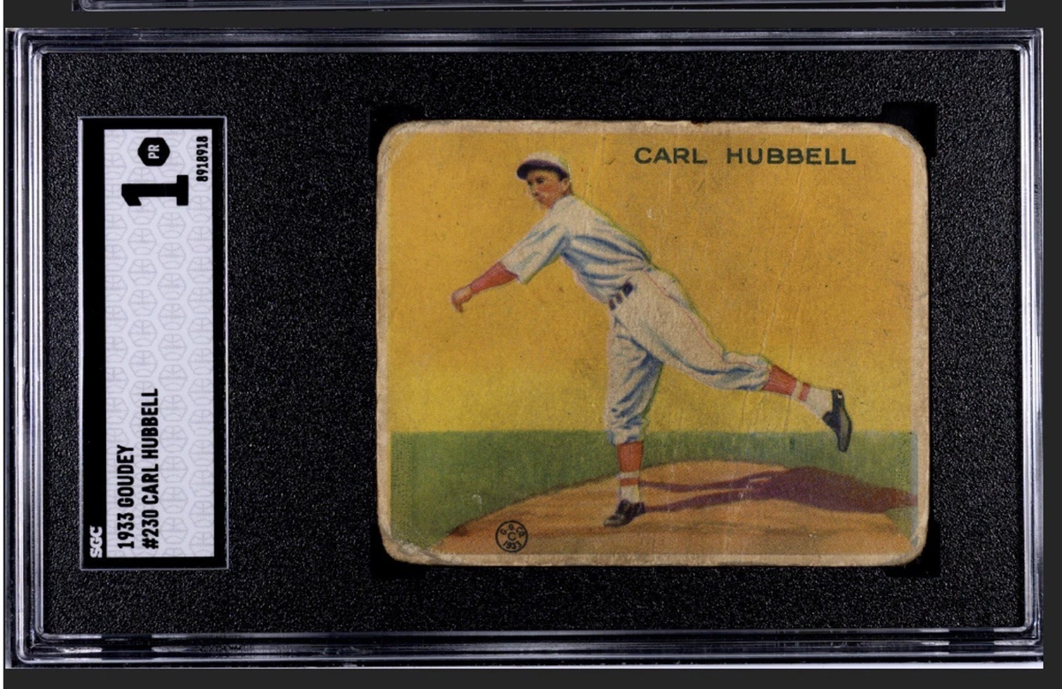 Carl Hubbell 原版棒球体育交易卡和配件| eBay