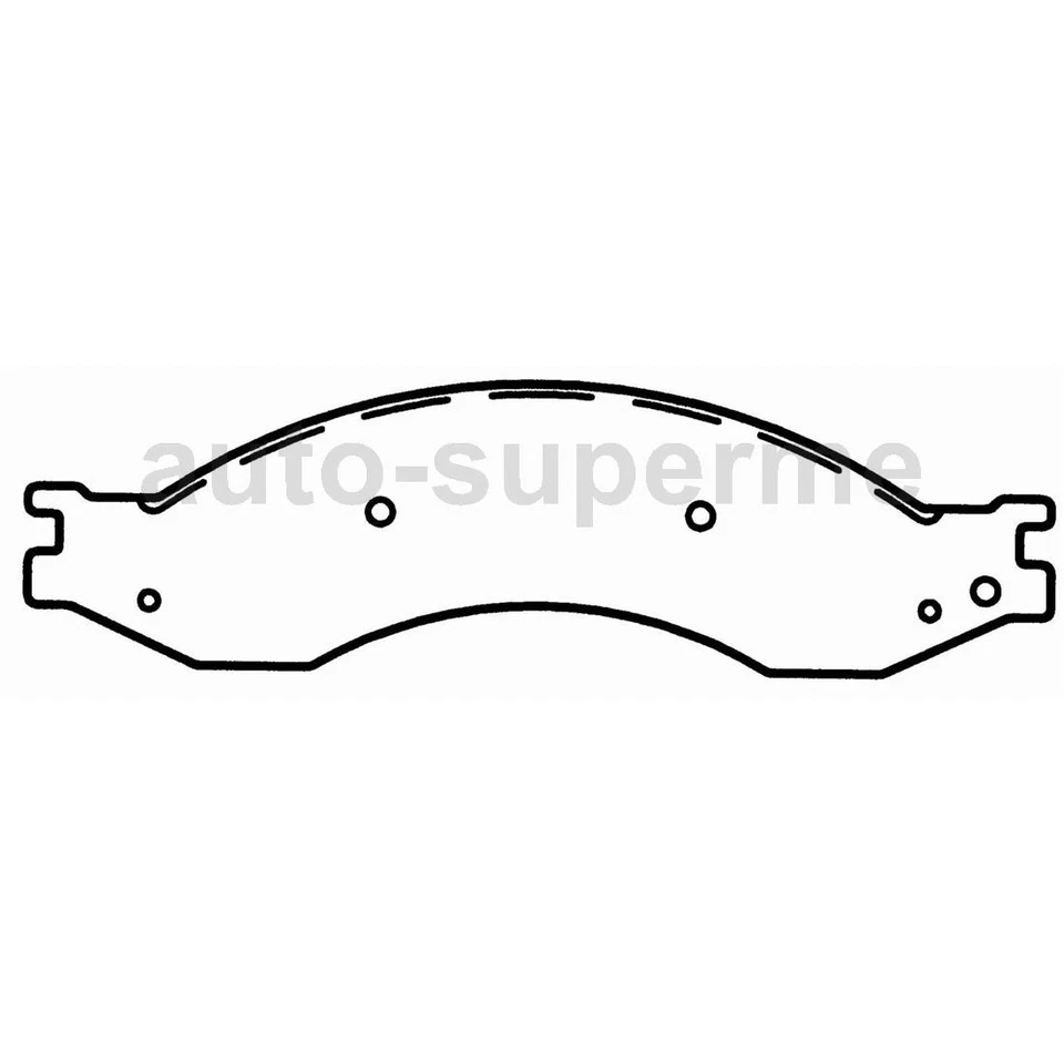 Комплект передних тормозных колодок для GMC C5500 Topkick 8,1 л 2003-2009 - Изображение 3 из 4