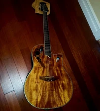 Ovation Celebrity Elite Plus CE44P-FKOA A/E Guitar - Figured Koa