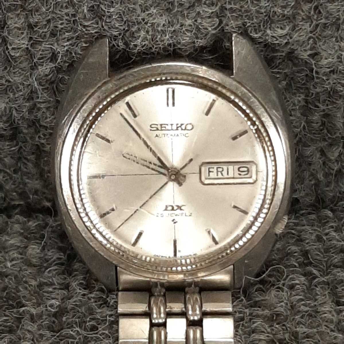 1969 Seiko Automatic DX 25 Jewel 6106-6003 Vintage Waterproof