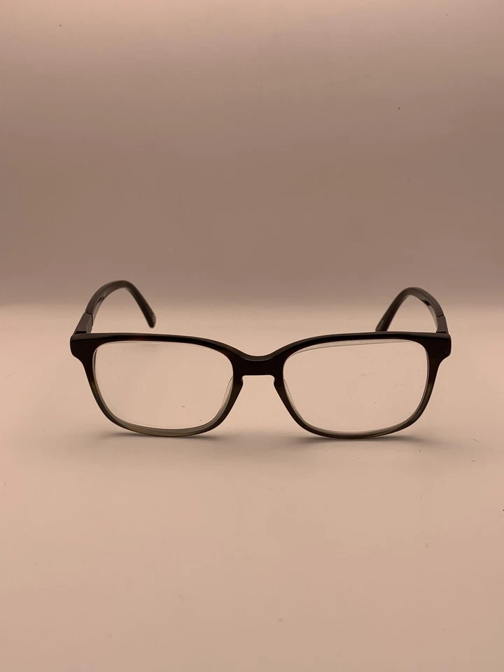 Banana Republic Gino Eyeglasses Frames Mens 145 Black Gray Rectangle Glasses - Imagem 2 de 4