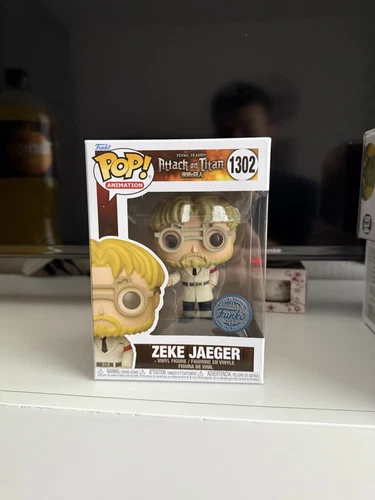 Funko Pop Zeke Jaeger Vinyl Figure #1302 Attack On Titan Animation Collectible
