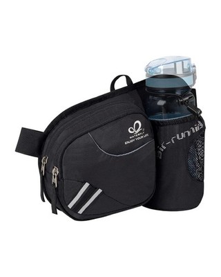 Wasserdichte Bauchtasche mit Flaschenhalter | Lauf- & Wandertasche