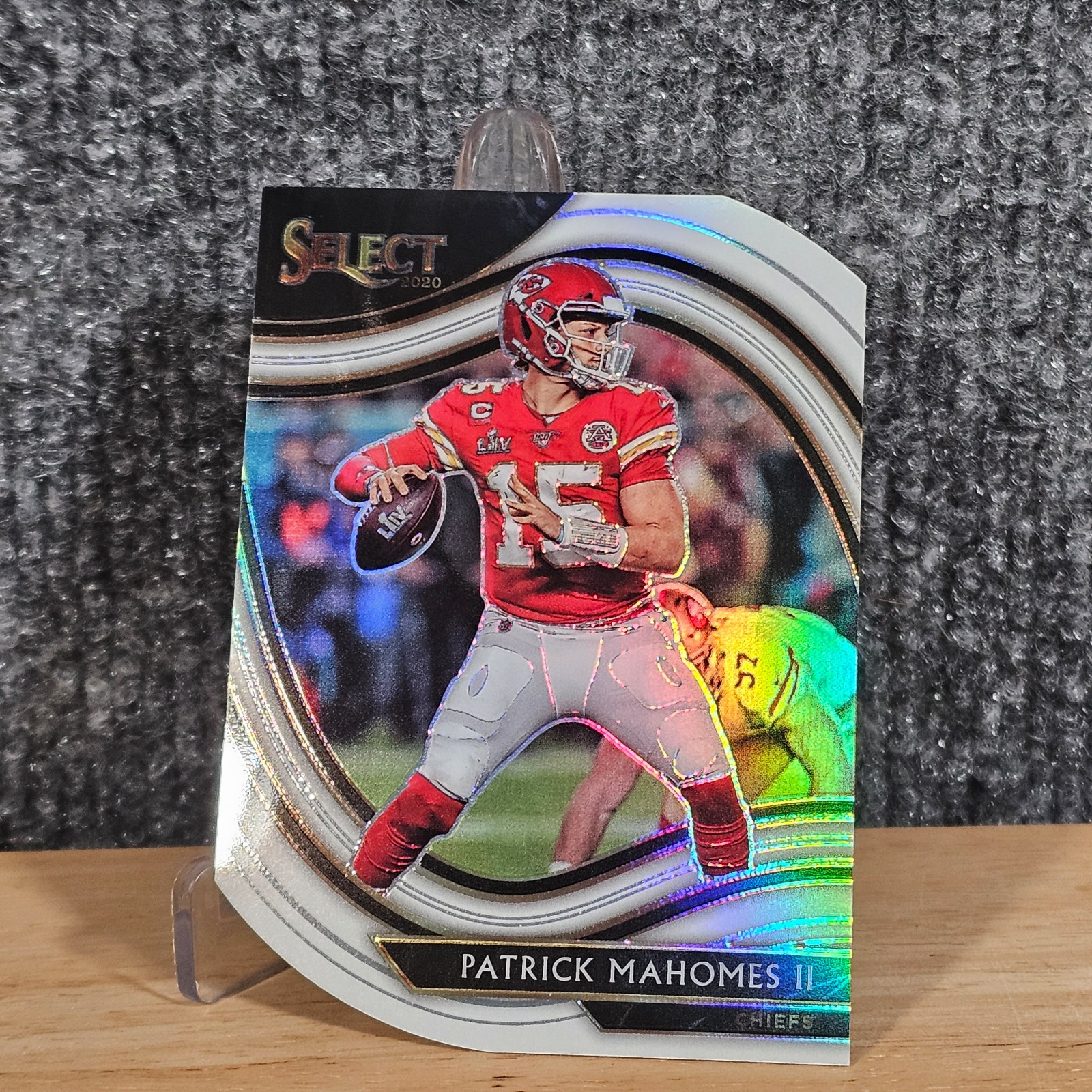 2020 Select Patrick Mahomes II White Silver Prizm FIELD LEVEL Die-Cut SSP Chiefs
