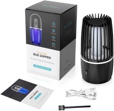 Electric Fly Catcher, Portable Bug Zapper, 4000mAh Rechargeable Mosquito Killer