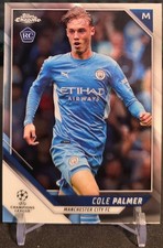 2021-2022 Topps Chrome COLE PALMER UEFA Champions league Rookie Card RC. rookie card picture
