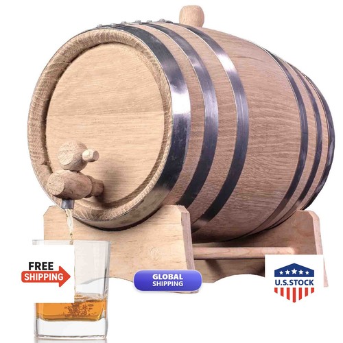 3 Liter Charred American White Oak Aging Barrel Whiskey Bourbon Wine Cask