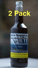 2 Pack (2 Bottles)Roasted Maguey Juice With Aloe/Jugo De Maguey Asado Con Sabila
