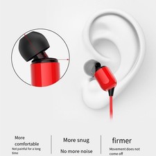 Superior Stereo Music with Extra Long Cables Wired Earbuds with Powerful Bass