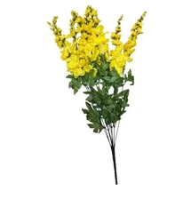 Delphinium Silk Flower Artificial Flowers Yellow Flowers
