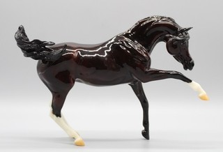 Breyer BreyerFest Horse #711223 Ganache Glossy Bay Ashquar Arabian Flawed