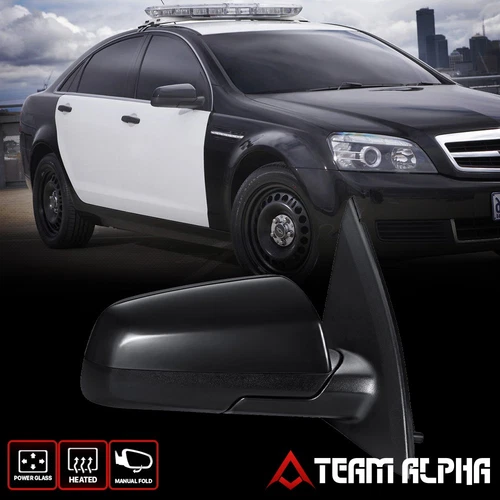 Fits 2011-2013 Chevy Caprice [Right Passenger Side] OE Style Power+Heated Mirror