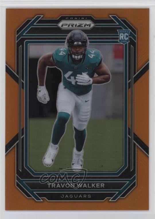 2022 Panini Prizm Rookies Orange Prizm /249 Travon Walker #339 Rookie RC