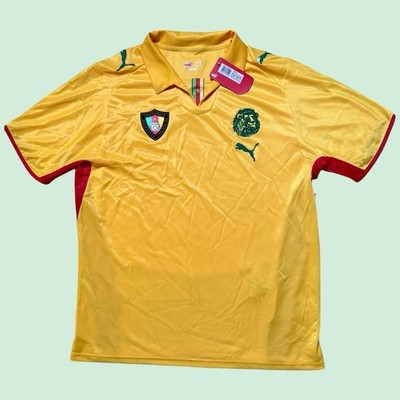 PUMA カメルーン代表 ユニフォーム ゲームシャツ ワールドカップ ビンテージ PUMA Cameroon Football Shirt 2008 Away Soccer Jersey BNWT Men's XL