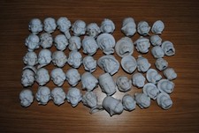50 antique german doll heads,bisque