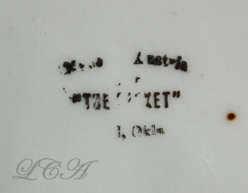 Seltene ENID OKLAHOMA mit Straßenszene antike TELLER historisch wertvoll - Bild 3 von 3