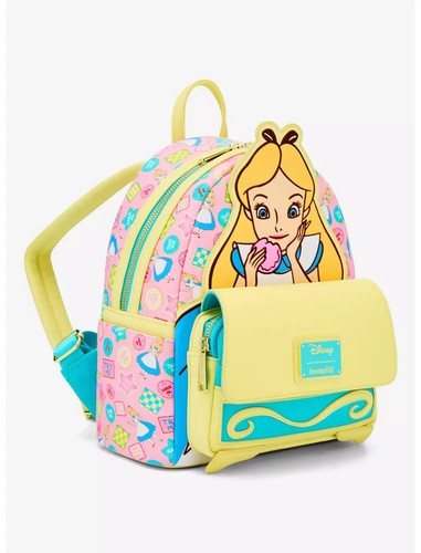Loungefly Disney Alice im Wunderland Alice Cookies Mini Rucksack - Neu - Bild 2 von 4