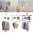 2 Tiers Bathroom Shelves Clothes Rack Wall Shelves for Wall,Wall Mounted Shelves