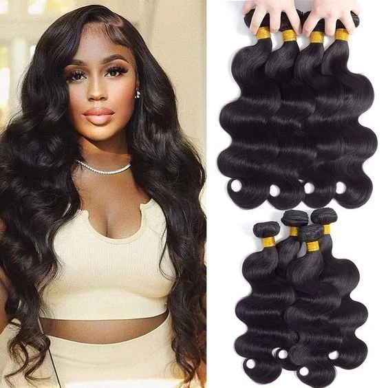 Virgin remy discount hair bundles