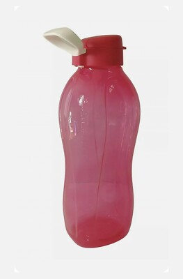 Tupperware Eco Drink Bottle 2L Pink With White Handle New X-Large