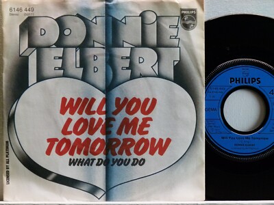 Donnie Elbert -Will You Love Me Tomorrow/What Do You Do  D-1977  Philips 6146449