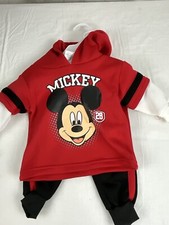Disney Baby 2 Piece Set Mickey Mouse Hoodie/sweatpants 12 Months