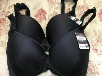 NWT Angelina Women's Black Bras in Size 42D