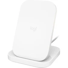 Logitech Powered Qi Enabled Fast Wireless Charging Dock - White