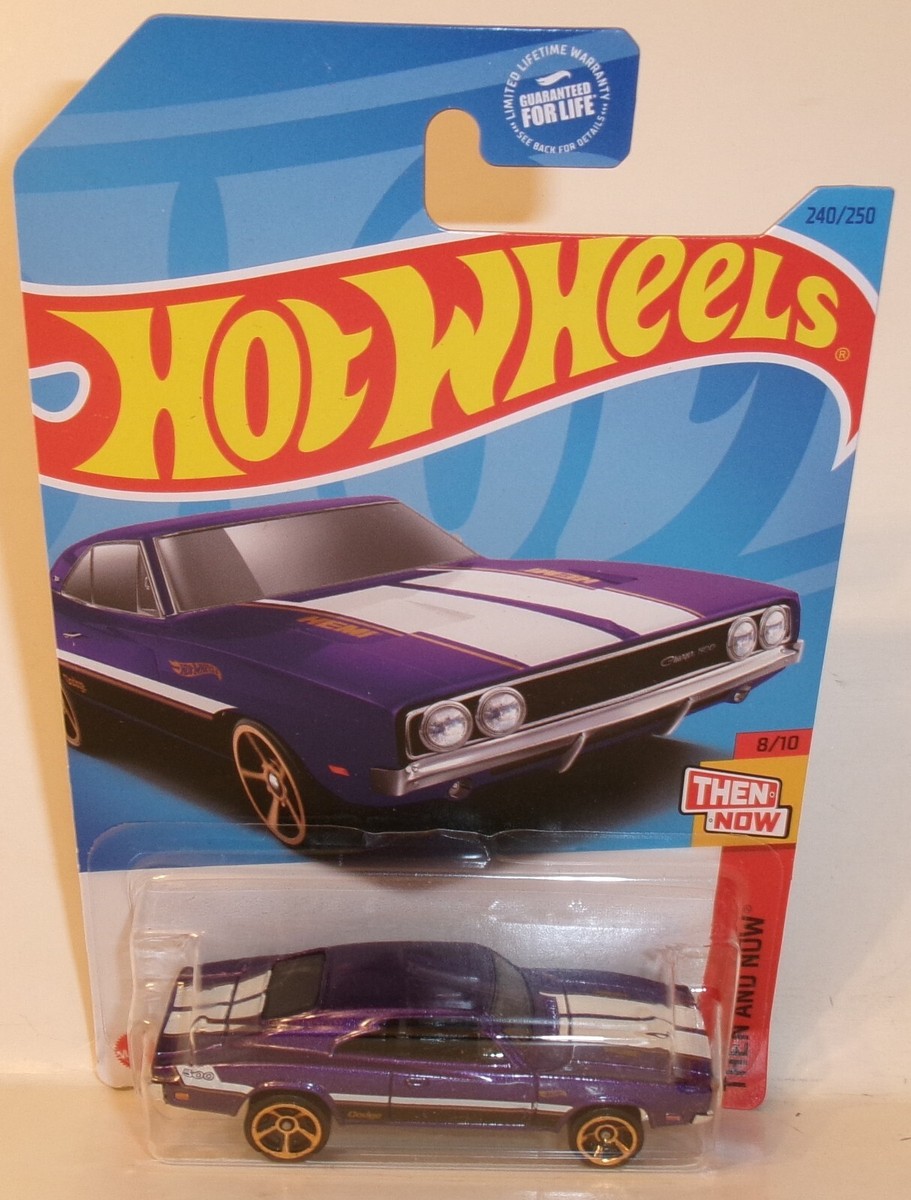 2023 HOT WHEELS 1:64 HW THEN AND NOW 8/10 PURPLE '69 DODGE CHARGER