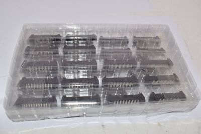 Lot of 4 NEW 3M 3431-6002 34 Positions Header, Shrouded Connector 0.100'' 