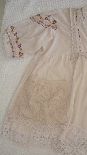 Magnolia Love not pearl L XL tunic Dress Long top Embroidered Loose fit boho - Picture 9 of 15