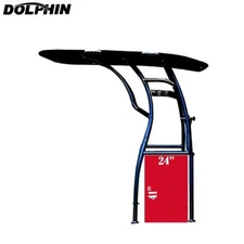 UPGRADED Dolphin Pro3 Heavy Duty T Top Black for Center Console W Side Door
