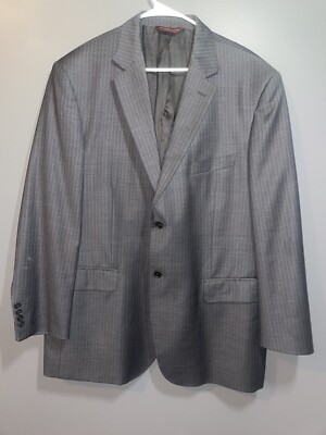 Pronto Uomo Couture Wool Gray Blazer Jacket Sport Coat MEN 48 Lessona Super 100s