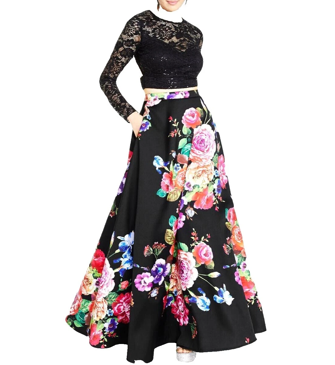 Party/Cocktail Juniors Long Sleeve Women's Long